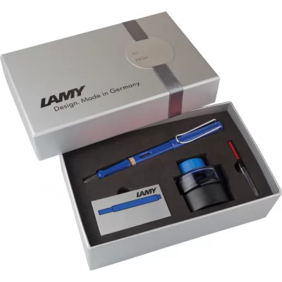 LAMY Safari Dolma Kalem Seti Mavi 14DS-M